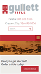 Mobile Screenshot of gulletttitle.com